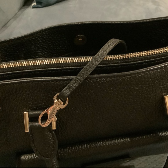 Michael Kors Black Leather Haley Satchel - Picture 12 of 12
